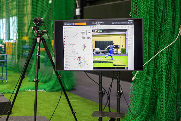 ベースボールトラッキングデータ活用の様子